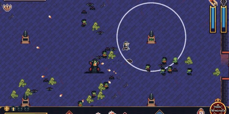 Check out the demo for top-down undead slayer Moon Watch, through which time is motion and motion is garlic grenades