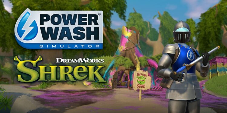 A Guided Excursion of Duloc from the Shrek Particular Pack for PowerWash Simulator