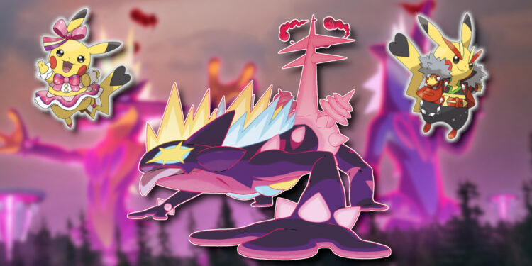 Jam with glossy Gigantamax Toxtricity within the Pokémon Cross Wild Space World