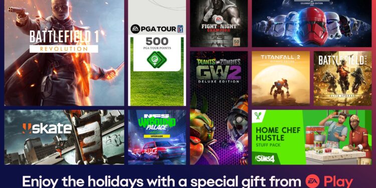 Revel in A Rewards and Reward Crammed Vacation Season This Month with EA Play 