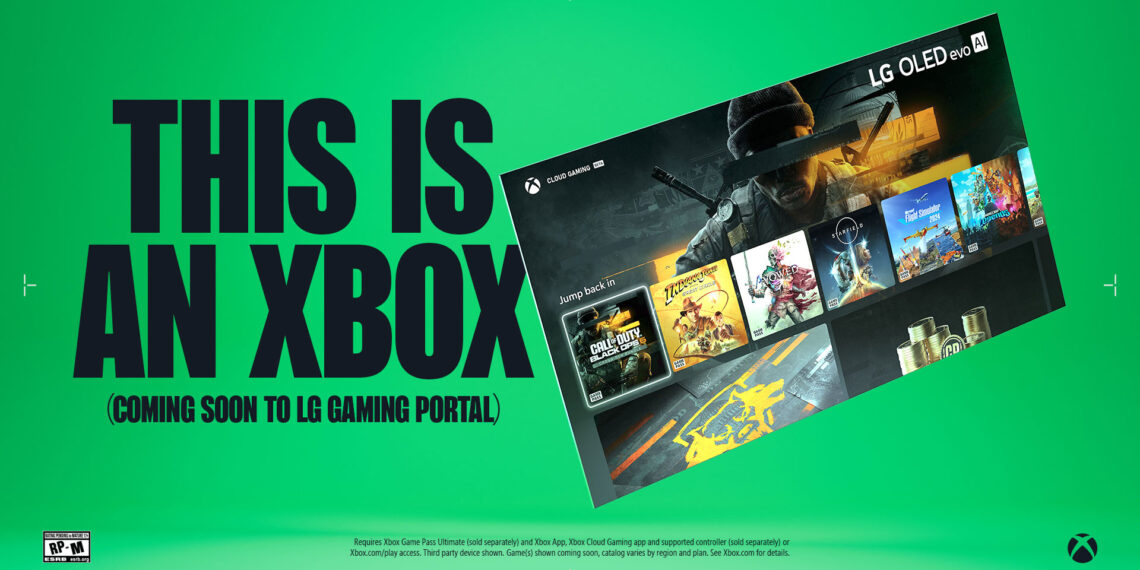 Xbox and LG to Carry Cloud Gaming to LG Sensible TVs