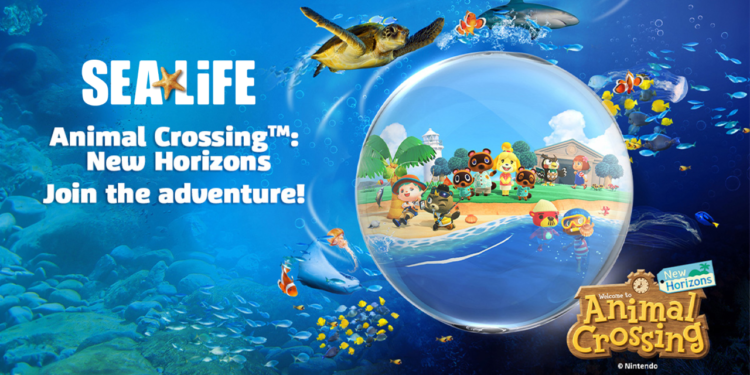 The Animal Crossing: New Horizons collaboration match at SEA LIFE UK kicks off in February! | Information