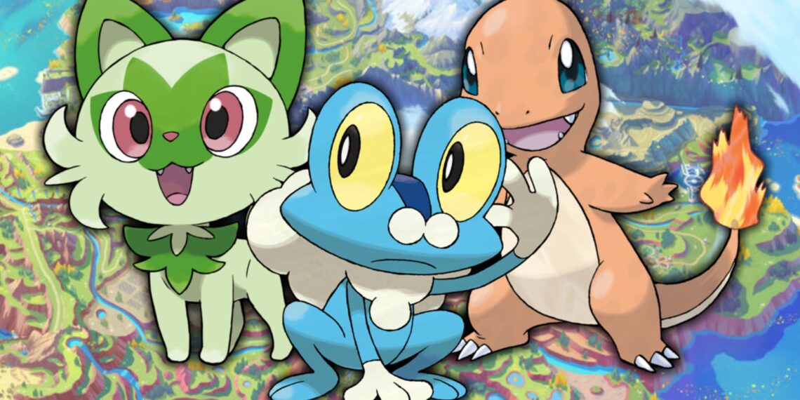 All the starter Pokémon