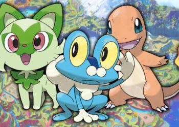 All the starter Pokémon