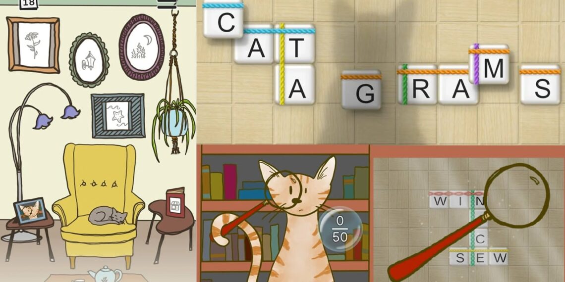 Catagrams Is a Phrase Sport Stuffed with Lovable Cats, Now Out on Android