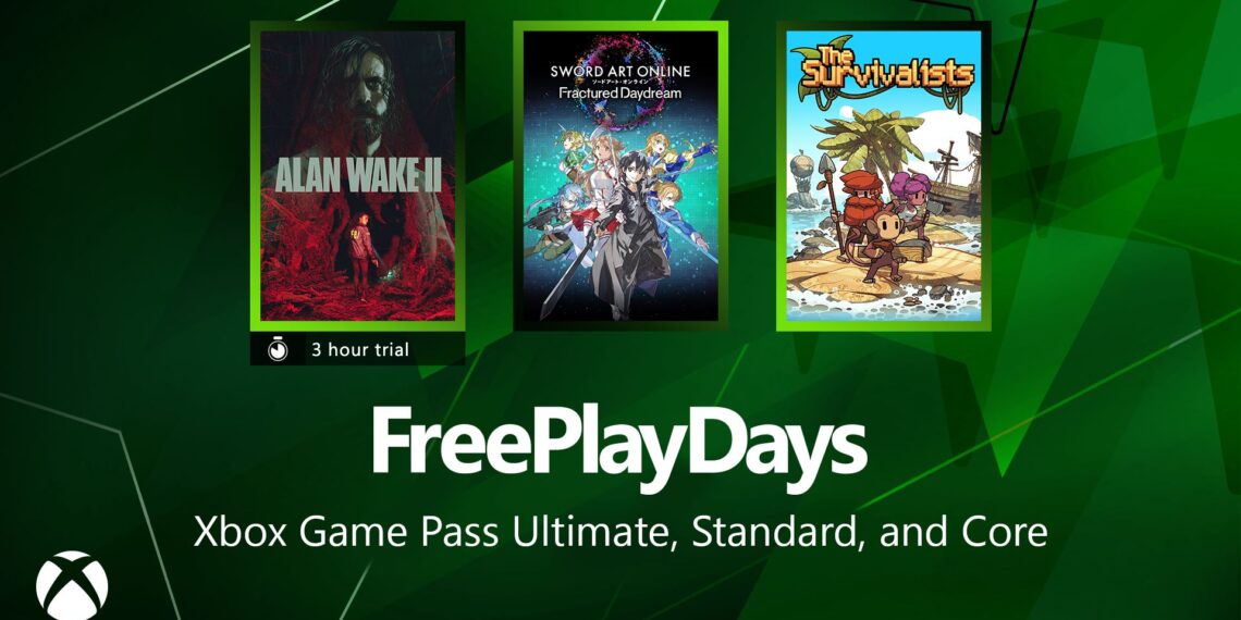 Unfastened Play Days – Alan Wake 2, Sword Artwork On-line Fractured Daydream and The Survivalists