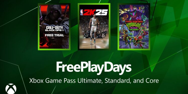 Unfastened Play Days – Name of Accountability: Black Ops 6 (MP & Zombies most effective), NBA 2K25 and Teenage Mutant Ninja Turtles: Mutants Unleashed