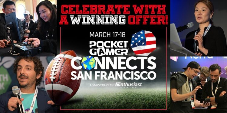 Landing worthy reductions for Pocket Gamer Connects San Francisco 2025