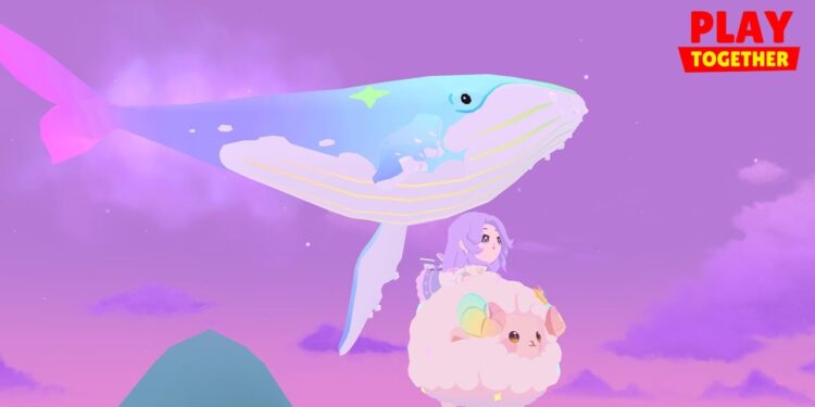 Play In combination Provides Dreamland, a New Space with a Crimson Sky and Shining Whales