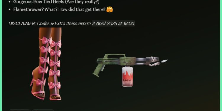 Get dressed To Galvanize April Fools Replace Codes – Are living Countdown and How To Get The Flamethrower! – Gamezebo
