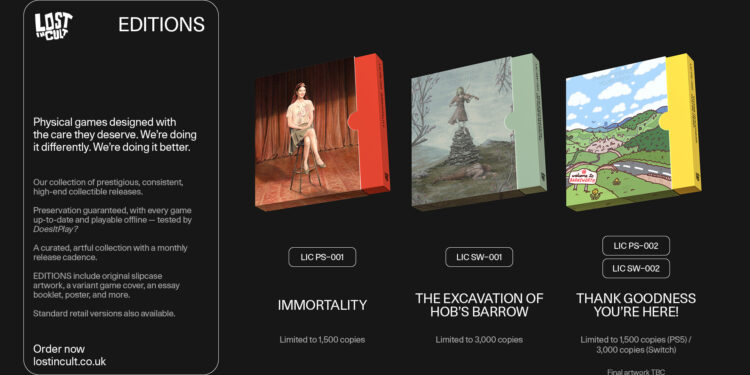 Interview: Misplaced in Cult Objectives to Keep Video games Higher Than The Relaxation With EDITIONS – Interview