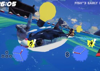 FISH³ is a surreal arcade fishing racer the place you need to fish when you pressure a fish-powered boat