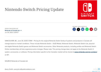 Canadian Transfer 1 Device, Recreation, And Accent Pricing To Be “Adjusted”, Extra Main points On August 1 – Information