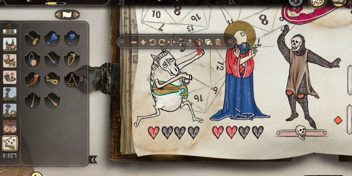 Create sacred, obscene or cringey medieval artwork within the playtest for Scriptorium, an illuminated manuscript sim