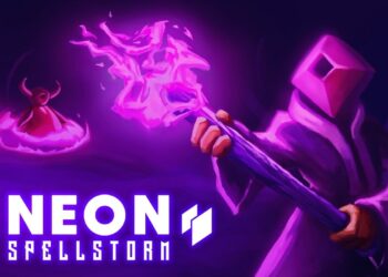 Neon Spellstorm Is a Wizard Roguelite Bullet Heaven, Now in Pre-Registration