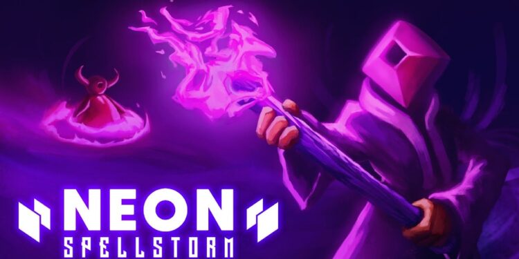 Neon Spellstorm Is a Wizard Roguelite Bullet Heaven, Now in Pre-Registration