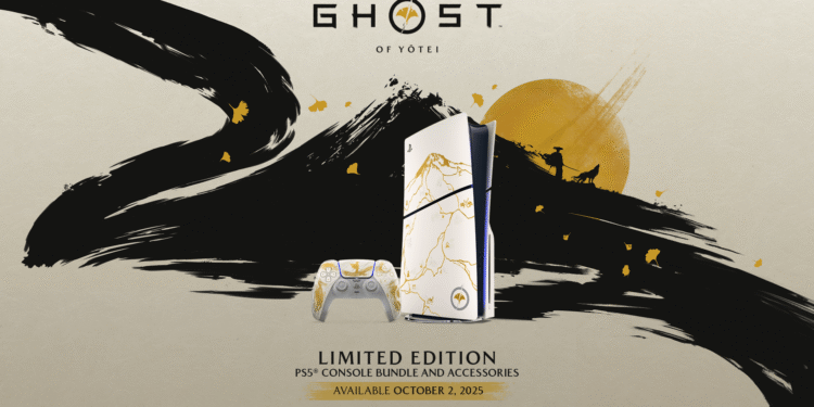 PS5 Ghost of Yōtei Restricted Version console designs   – PlayStation.Weblog