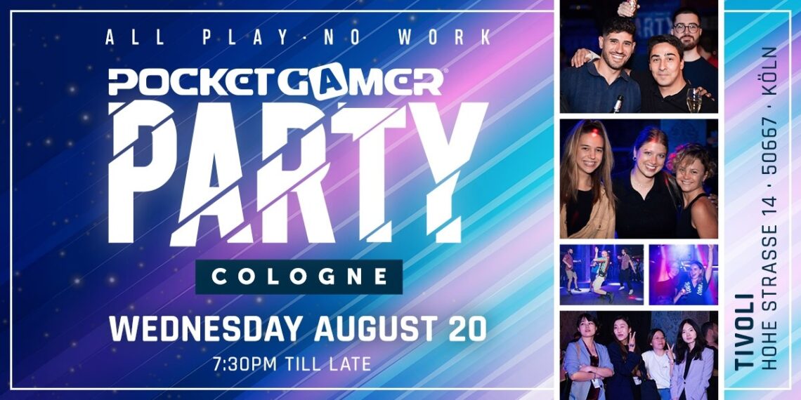 Mingle with business pros on the Pocket Gamer Birthday celebration throughout Gamescom