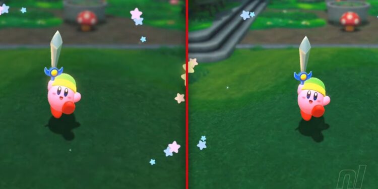 Video: Kirby And The Forgotten Land Is A Dream On Transfer 2 – This is Our Facet-Through-Facet Comparability