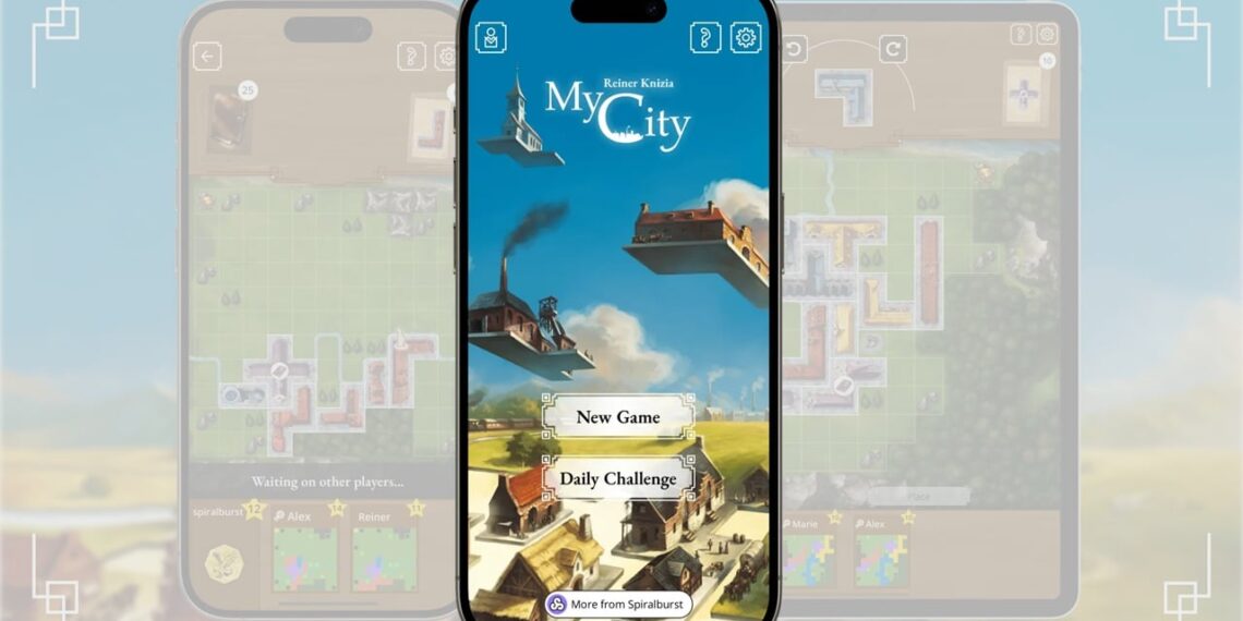 Reiner Knizia’s My Town Is a Virtual Adaptation of the Award-Successful Board Sport