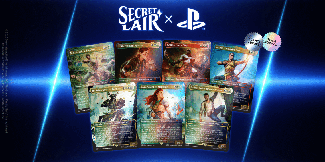 The Amassing Secret Lair x PlayStation collaboration, launching this October – PlayStation.Weblog