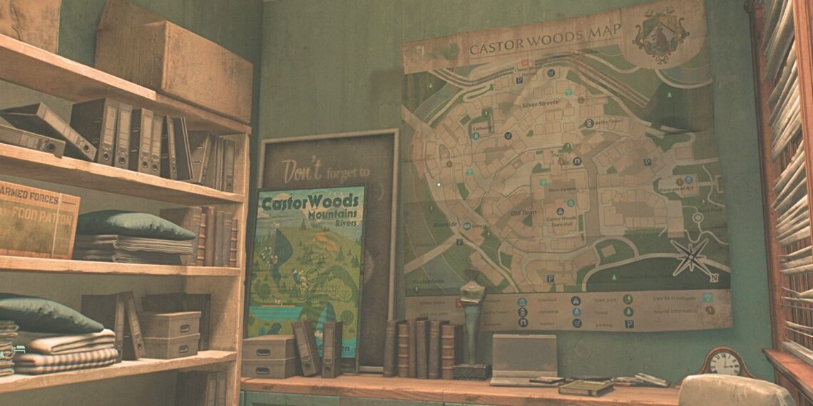 Death Mild The Beast map and all attractions