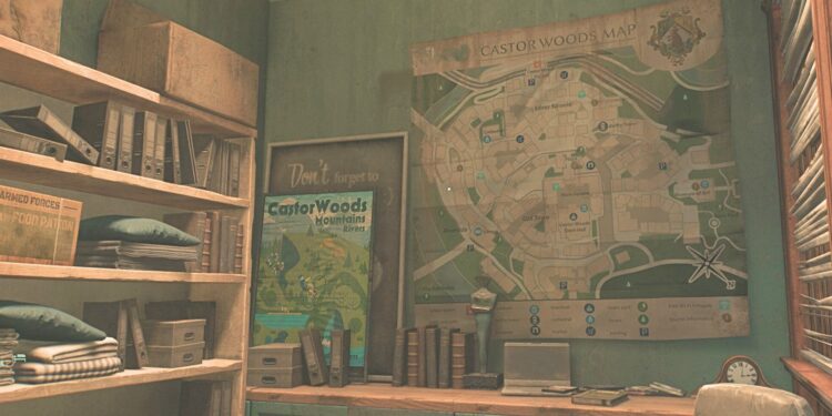 Death Mild The Beast map and all attractions