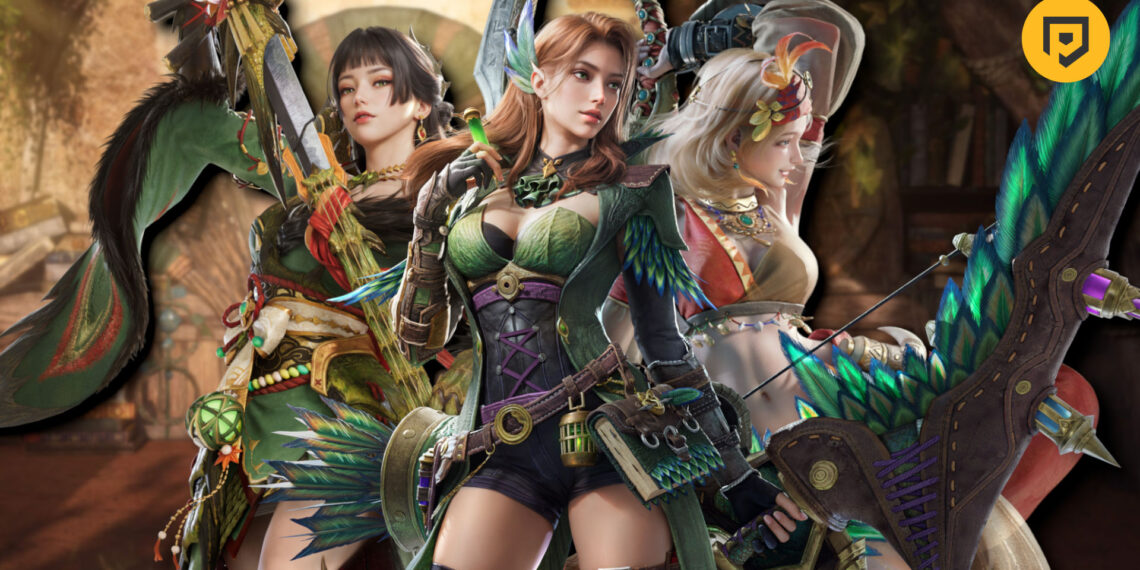 All showed Monster Hunter Outlanders characters and friends