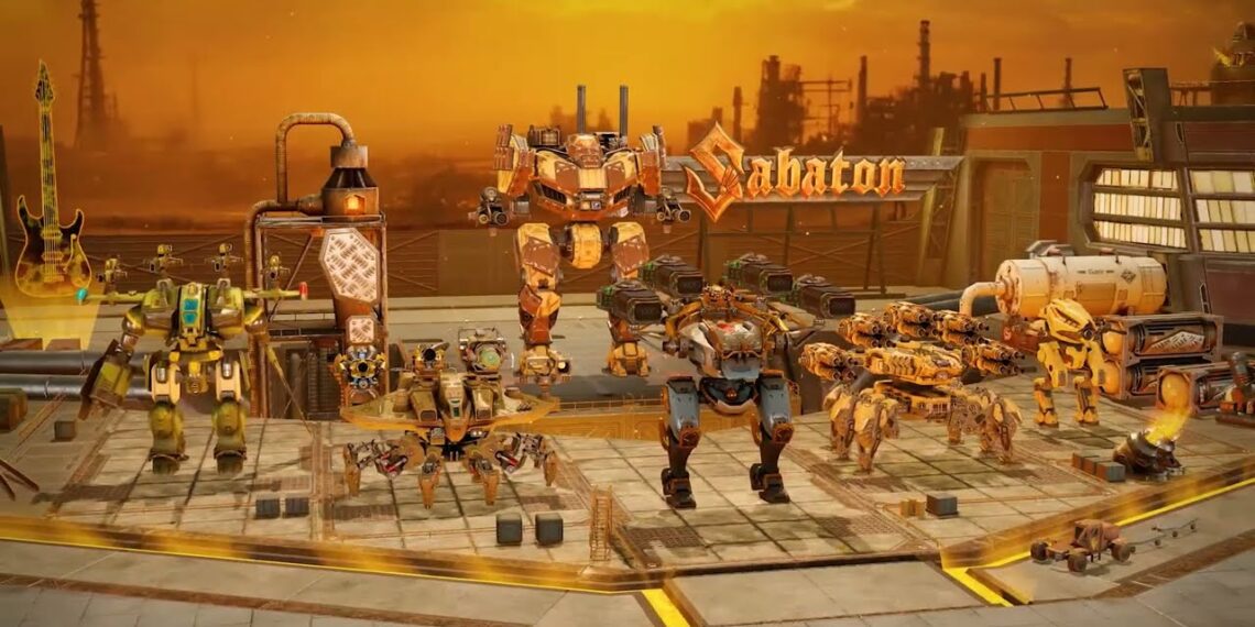 Heavy Steel Band Sabaton Drops a New Track in Cell Shooter Conflict Robots