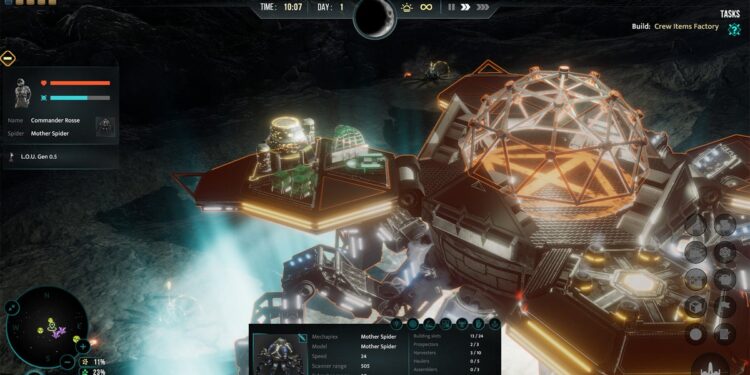 In survival technique sport Darkish Moon, you’ll be able to’t forestall transferring lest the solar flip you right into a burnt roast dinner