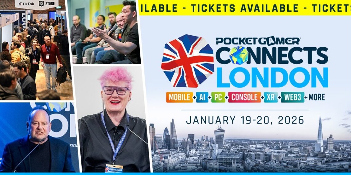 Pocket Gamer Connects London 2026 achieving upper than ever