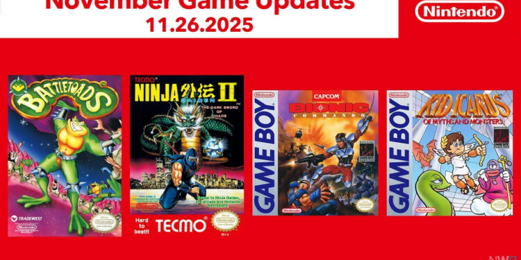 Nintendo Classics Libraries Upload Two New NES, Recreation Boy Video games – Information