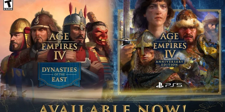 Age of Empires IV on PlayStation 5 and Dynasties of the East – To be had Now! – Age of Empires