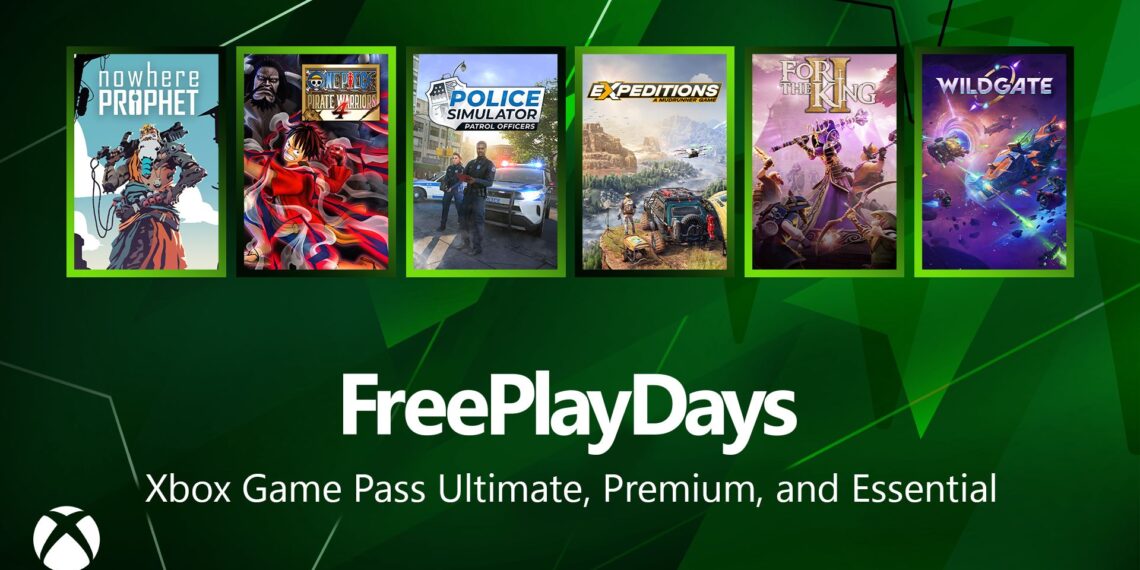 Unfastened Play Days – Nowhere Prophet, One Piece: Pirate Warriors 4, For the King II, Wildgate and extra