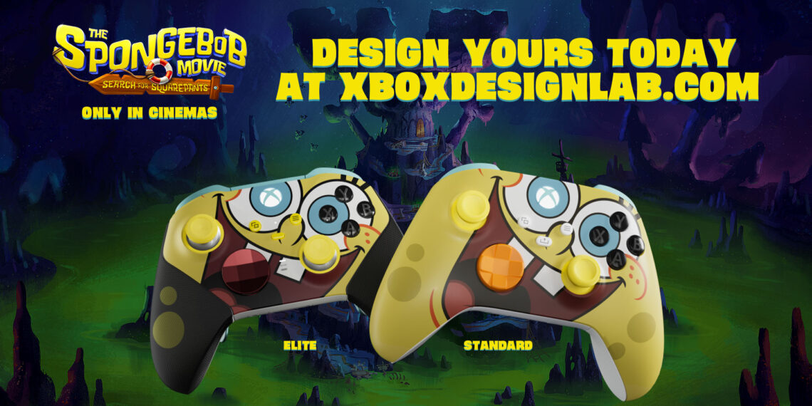 Move Giant with The SpongeBob Film Restricted Version Xbox Controllers