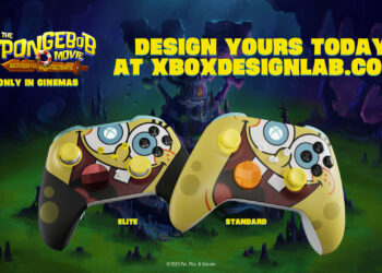 Move Giant with The SpongeBob Film Restricted Version Xbox Controllers