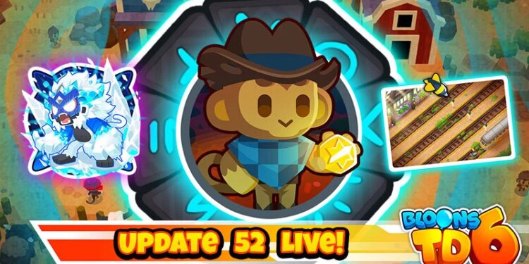 Bloons TD 6 Drops Replace 52.0 and DLC Frontier Legends with an Fully New Paragon