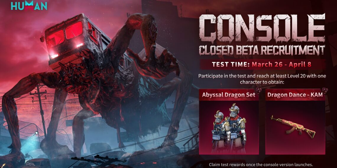 As soon as Human Console Closed Beta – Sign up for the Supernatural Survival Global on Xbox