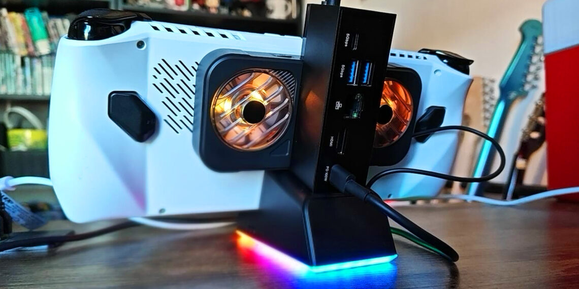 JSAUX 7-in-1 RGB Cooling Docking Station overview