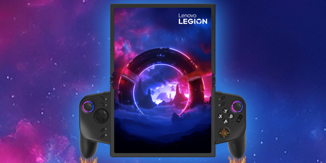 Lenovo simply unveiled an absurd new gaming hand-held with a folding 11-inch display screen