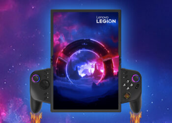 Lenovo simply unveiled an absurd new gaming hand-held with a folding 11-inch display screen