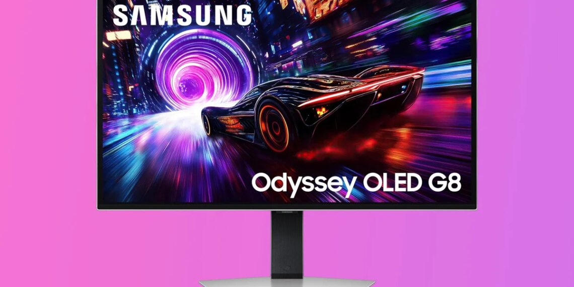 Save $450 in this chic 32-inch 4K 240Hz Samsung QD-OLED track within the Amazon Spring Sale