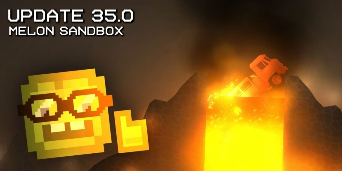Melon Sandbox provides lava-themed maps as sandbox hit maintains 10m per 30 days gamers