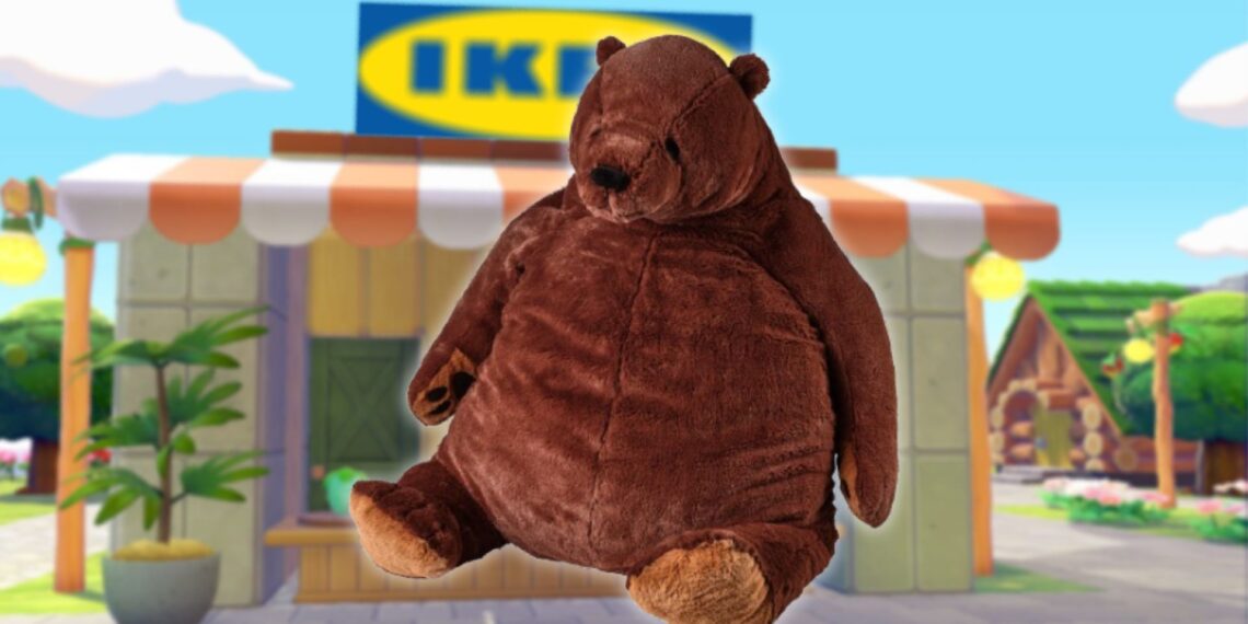 The authentic Pokémon Pokopia x IKEA cloud island welcomes you and your Blahaj for some retail amusing