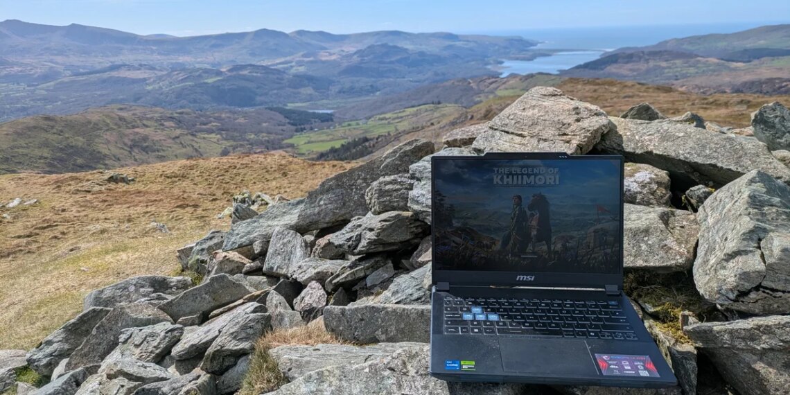 I examined the MSI Cyborg 14 gaming computer via wearing it for 105 miles throughout the mountains of Wales