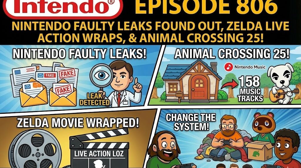 Zelda Are living Motion Film Wraps, Nintendo Faux Leak Technique, Animal Crossing twenty fifth Anniversary – Infendo Radio 806