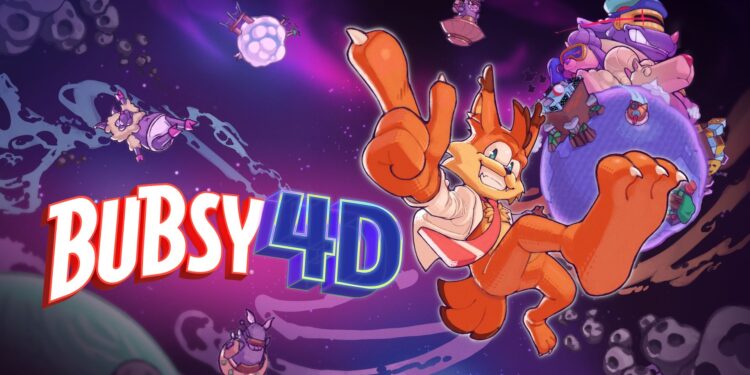Bubsy Returns in Bubsy 4D, A Trendy Intergalactic Platforming Journey, Out Lately